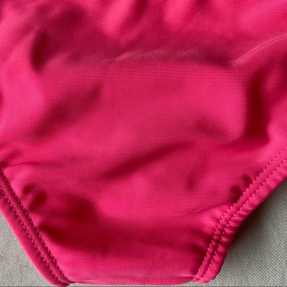 Swimsuit 6 9 Months 2 piece bikini Bathing Suit Bikini Pink EUC Ruffle skirt - Picture 10 of 13